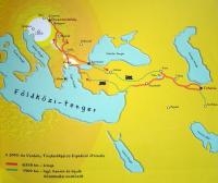 A 2005-ös Vámbéry túrakerékpáros expedíció útvonala